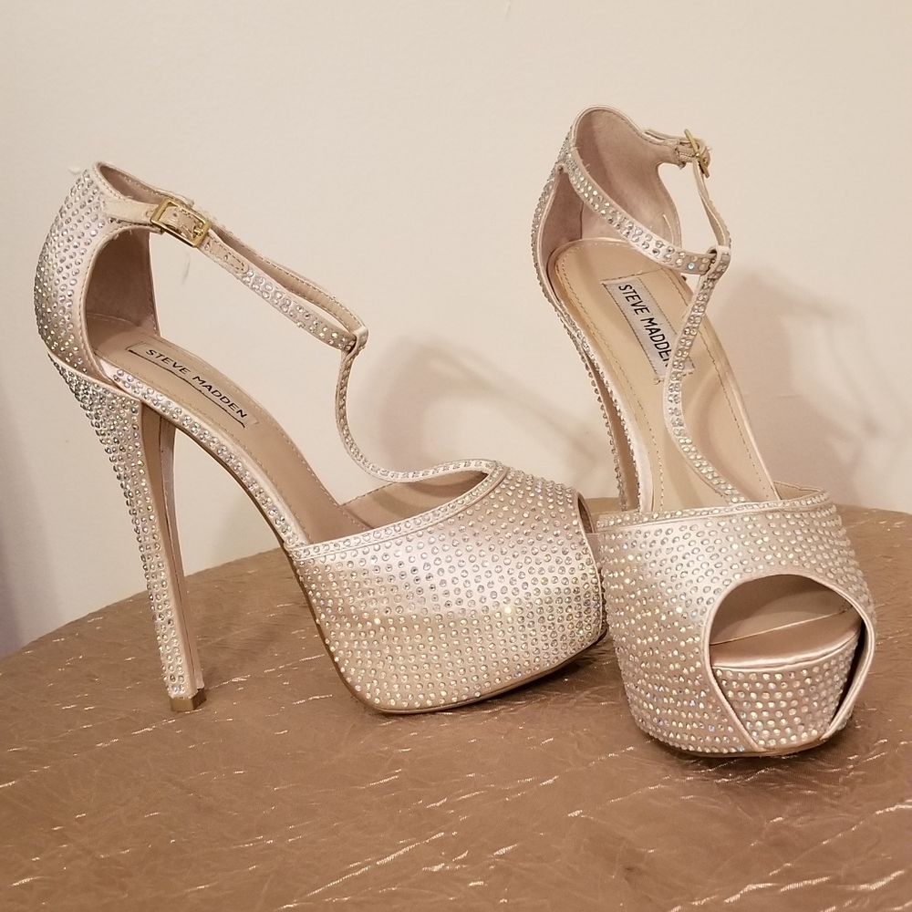 Steve Madden Rhinestone Heels